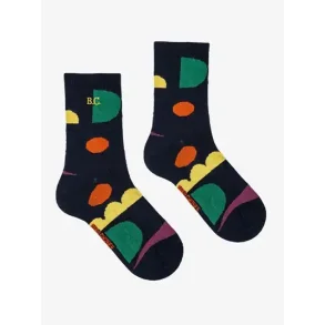 Bobo Choses Multicolor Shapes Long Socks